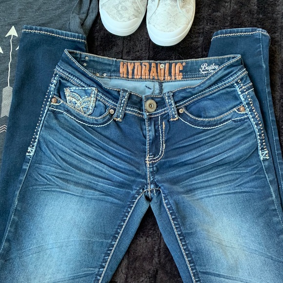 Hydraulic Jeans Hydraulic Skinny Jeans Dark Wash Bailey Fit Poshmark